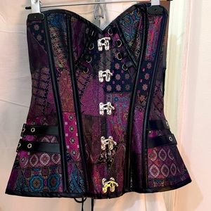 Playful colors Patchwork corset